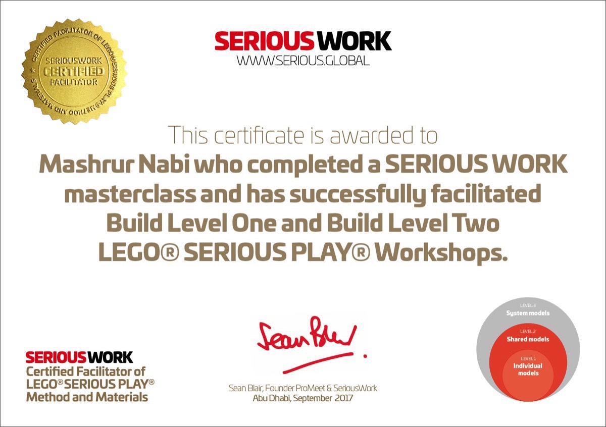 LEGO SERIOUS PLAY Facilitator Training