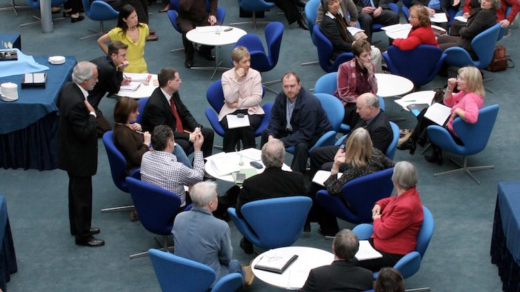 An open space session