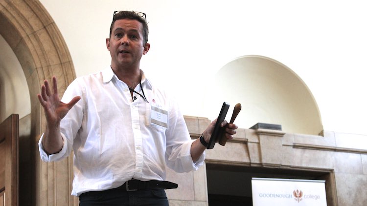 ProMeet faciliator Sean Blair guides the group process