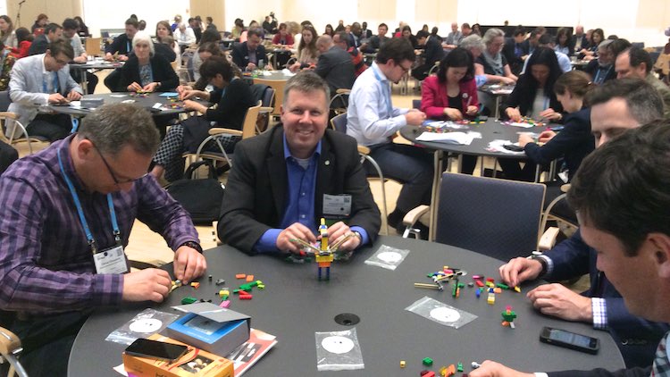 Responding to the challenge using Lego Serious Play