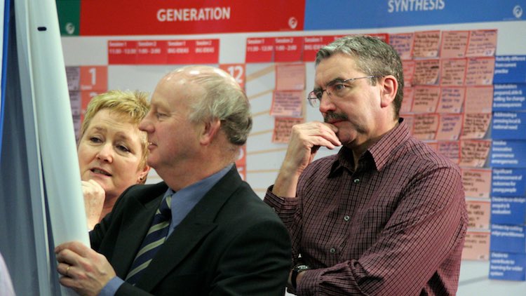 School leaders develop ideas for field trials