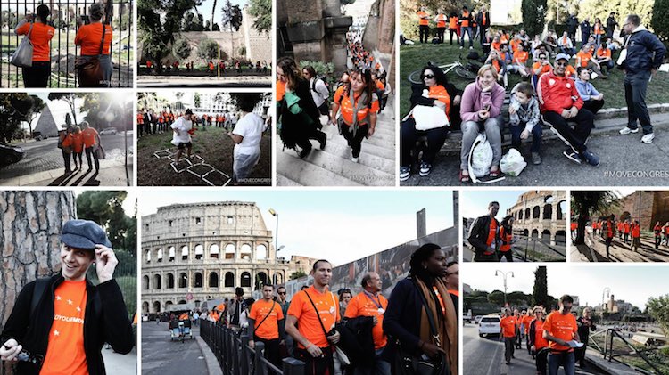 The Move Congress out and about in Rome