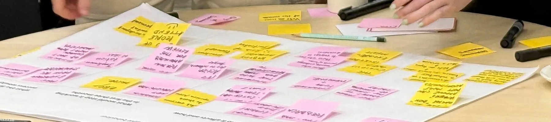Planning a new way of working at one of the 23 tables